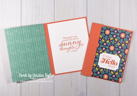 How to Show Off BOTH Sides of Your Pretty Paper on a Handmade Card